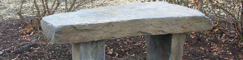 Natural Stone Bench