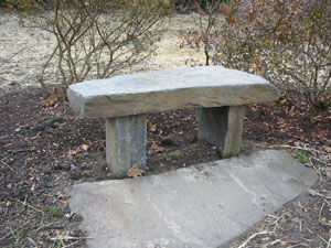 Natural Stone Garden Benches