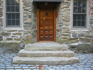 Natural Stone Steps and Patio