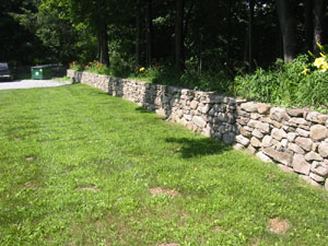 Retaining Stone Wall