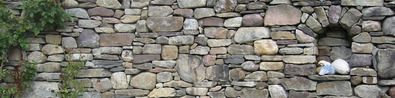 Stone Wall with Arch